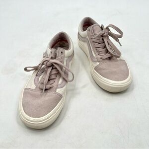 VANS Men's Pink & White Low Top Sneakers Size 5.5